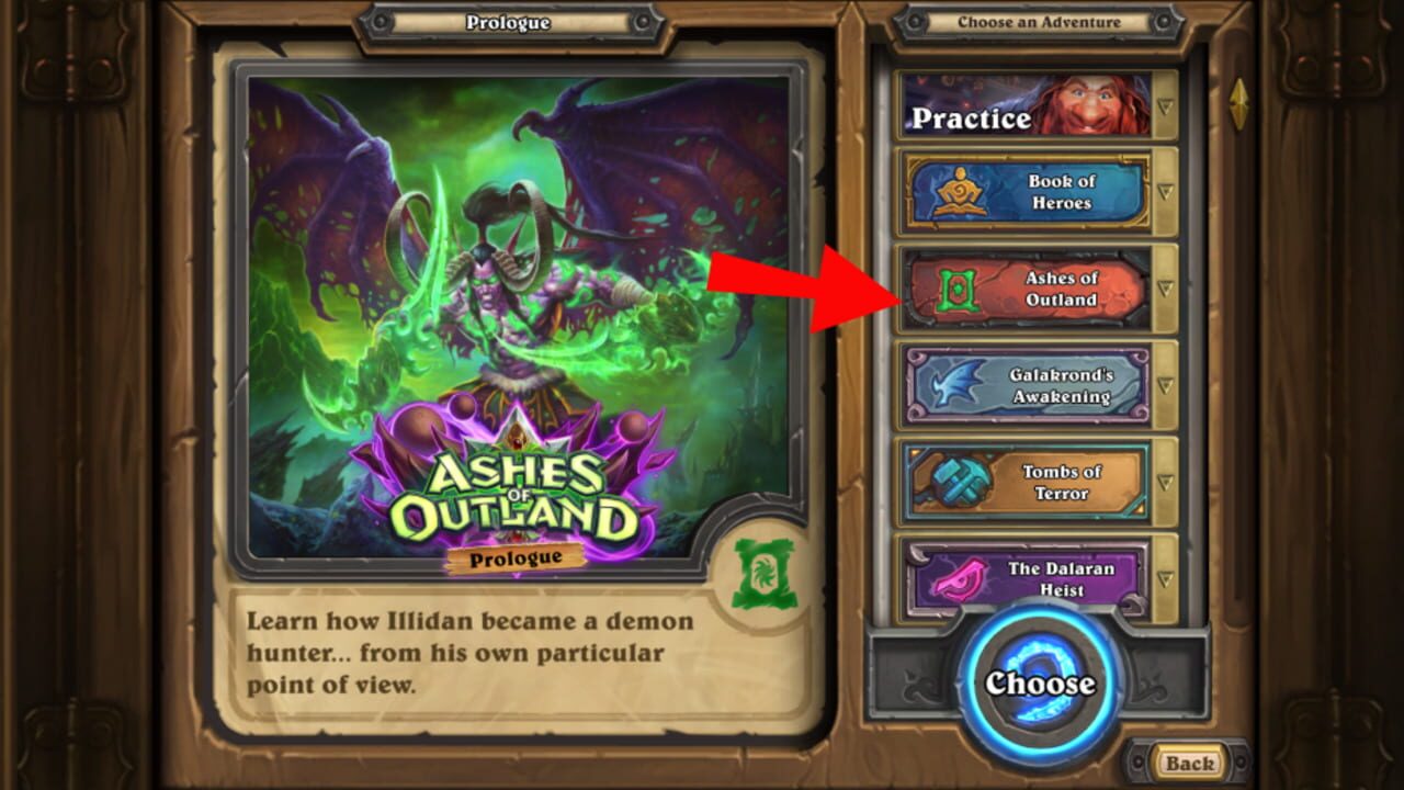 Screenshot for Hearthstone: Ashes of Outland
