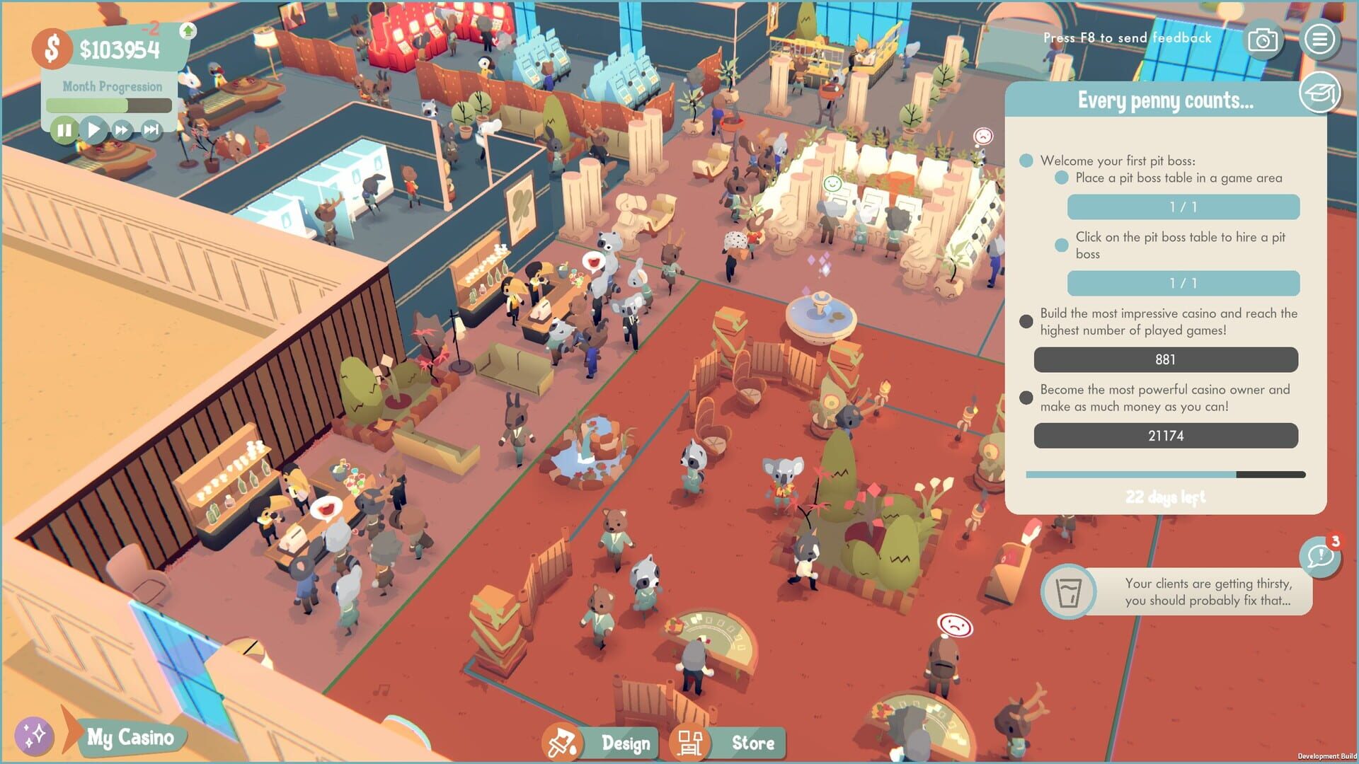 Screenshot for Blooming Business: Casino
