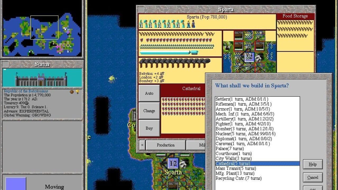 Screenshot for Sid Meier's CivNet