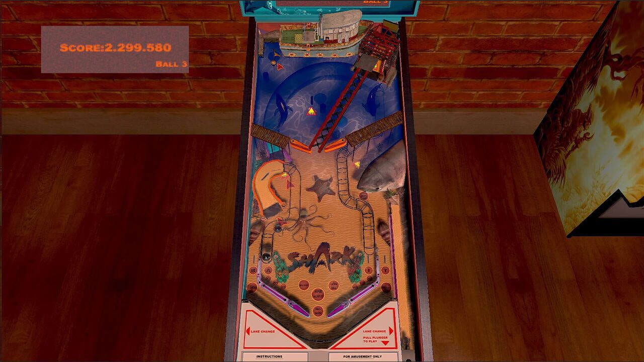 Screenshot for Shark Pinball