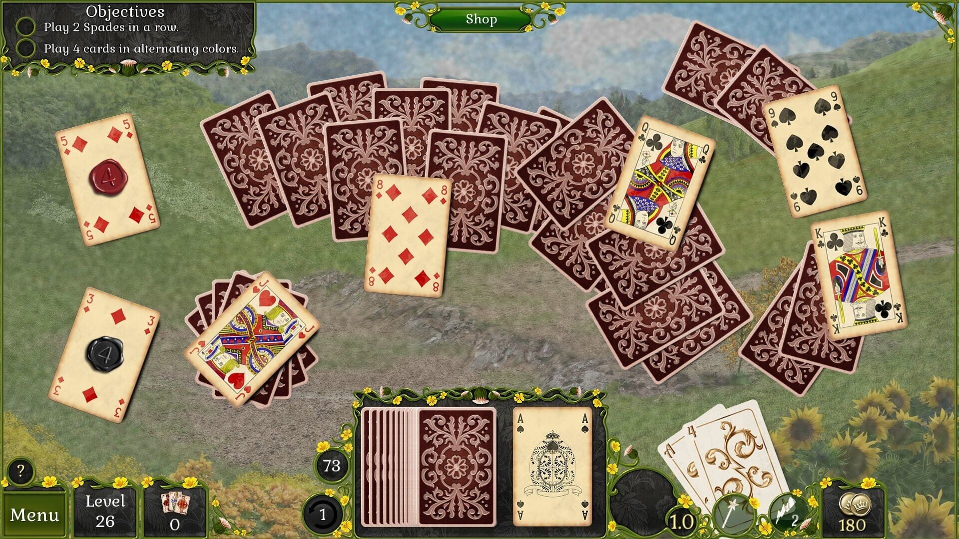 Screenshot for Jewel Match Solitaire: Summertime