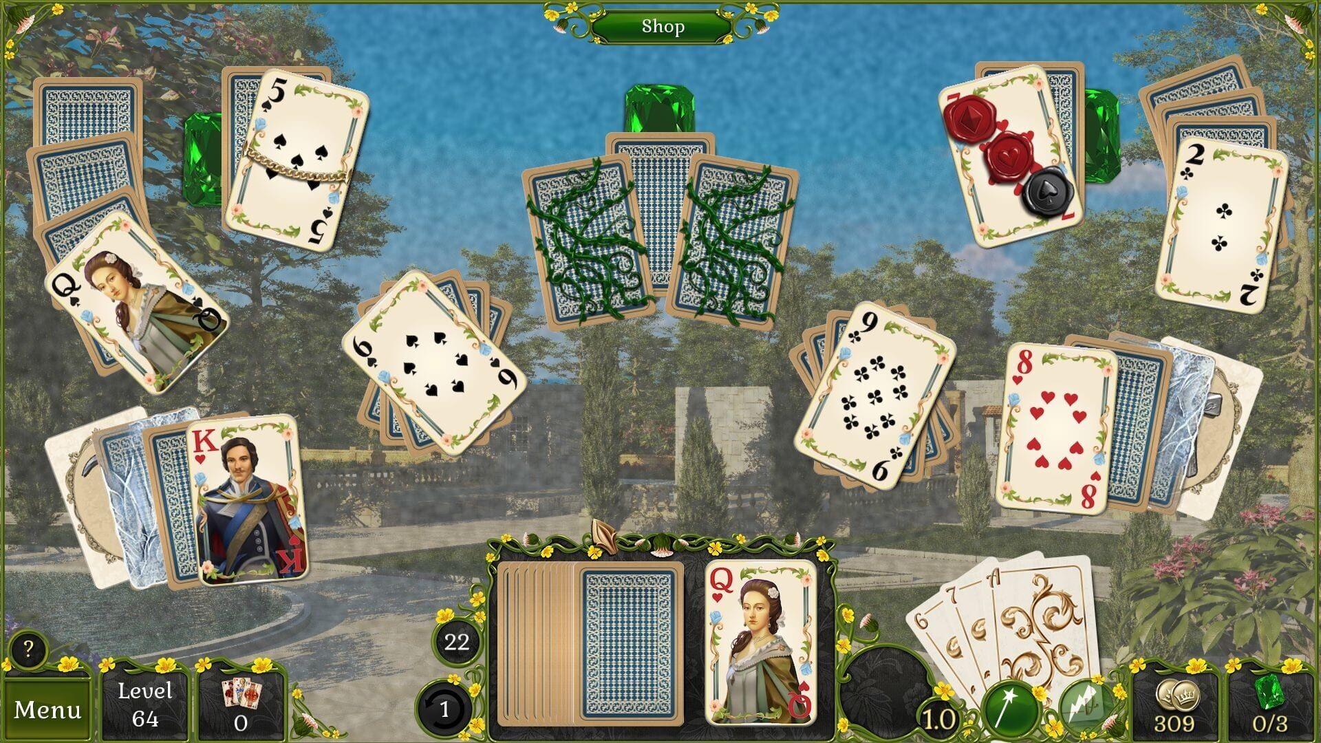 Screenshot for Jewel Match Solitaire: Summertime