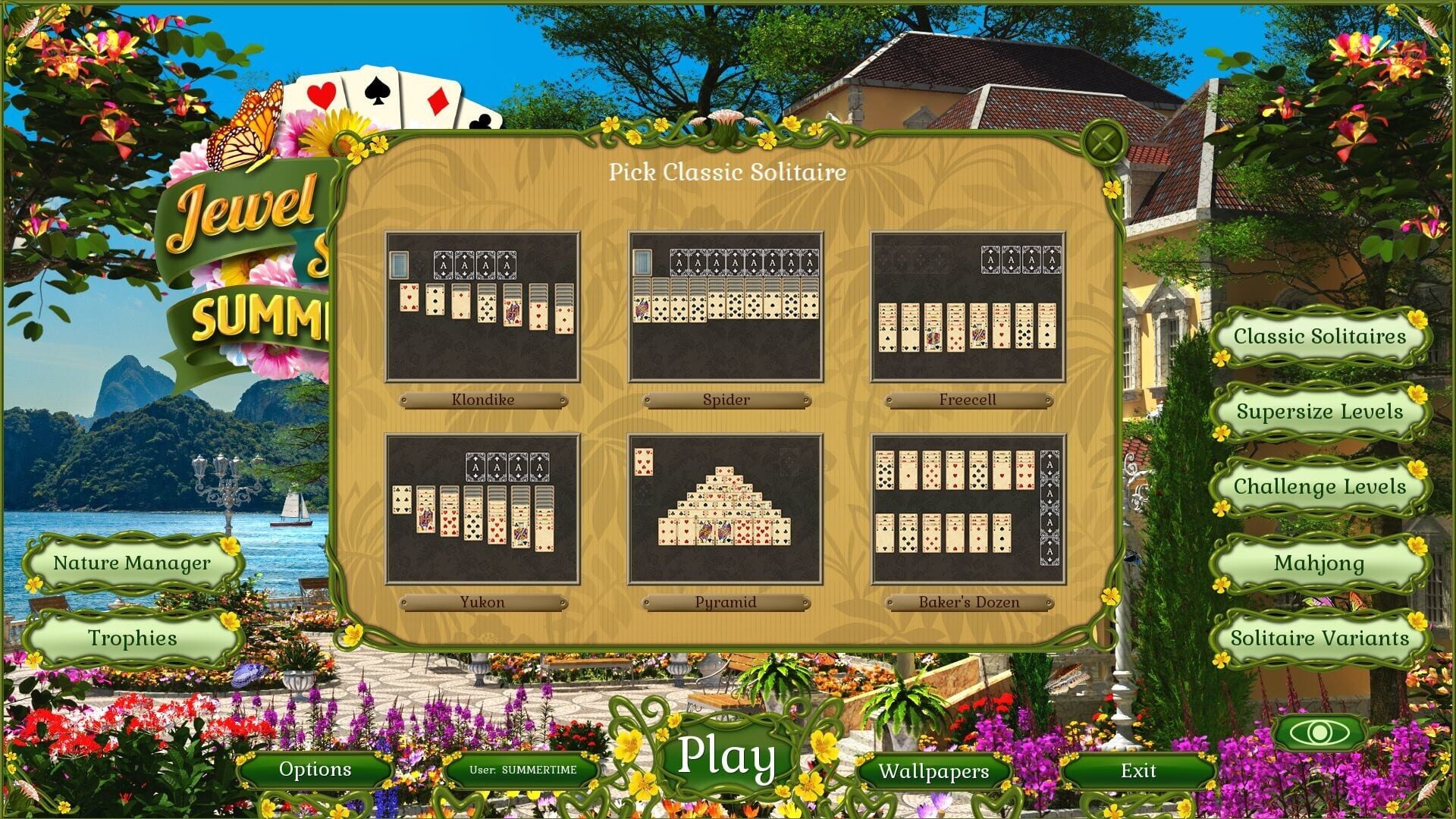 Screenshot for Jewel Match Solitaire: Summertime