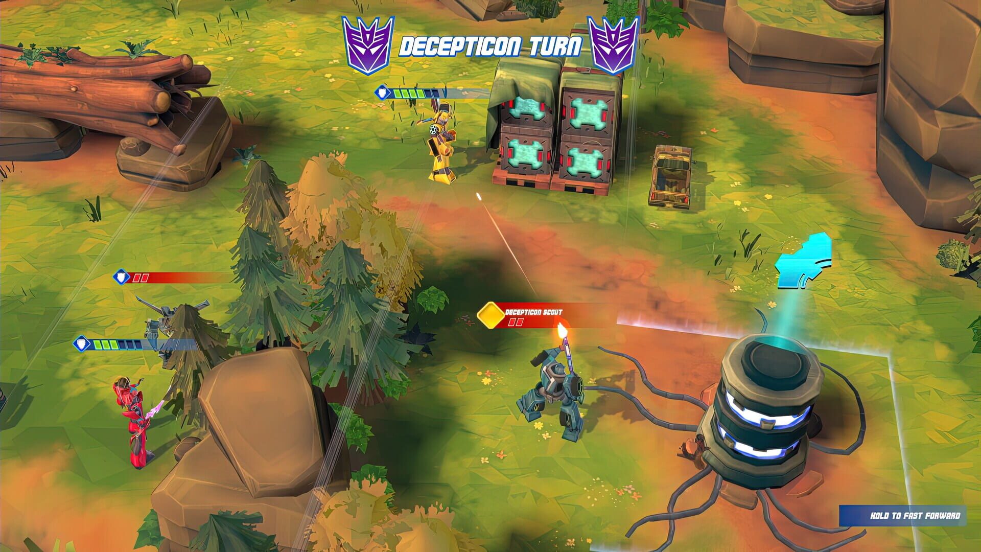 Screenshot for Transformers: Battlegrounds - Shattered Spacebridge