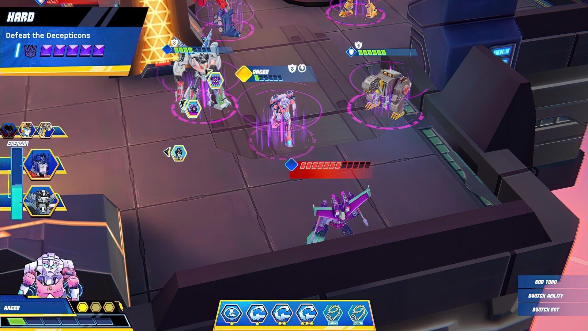 Screenshot for Transformers: Battlegrounds - Shattered Spacebridge
