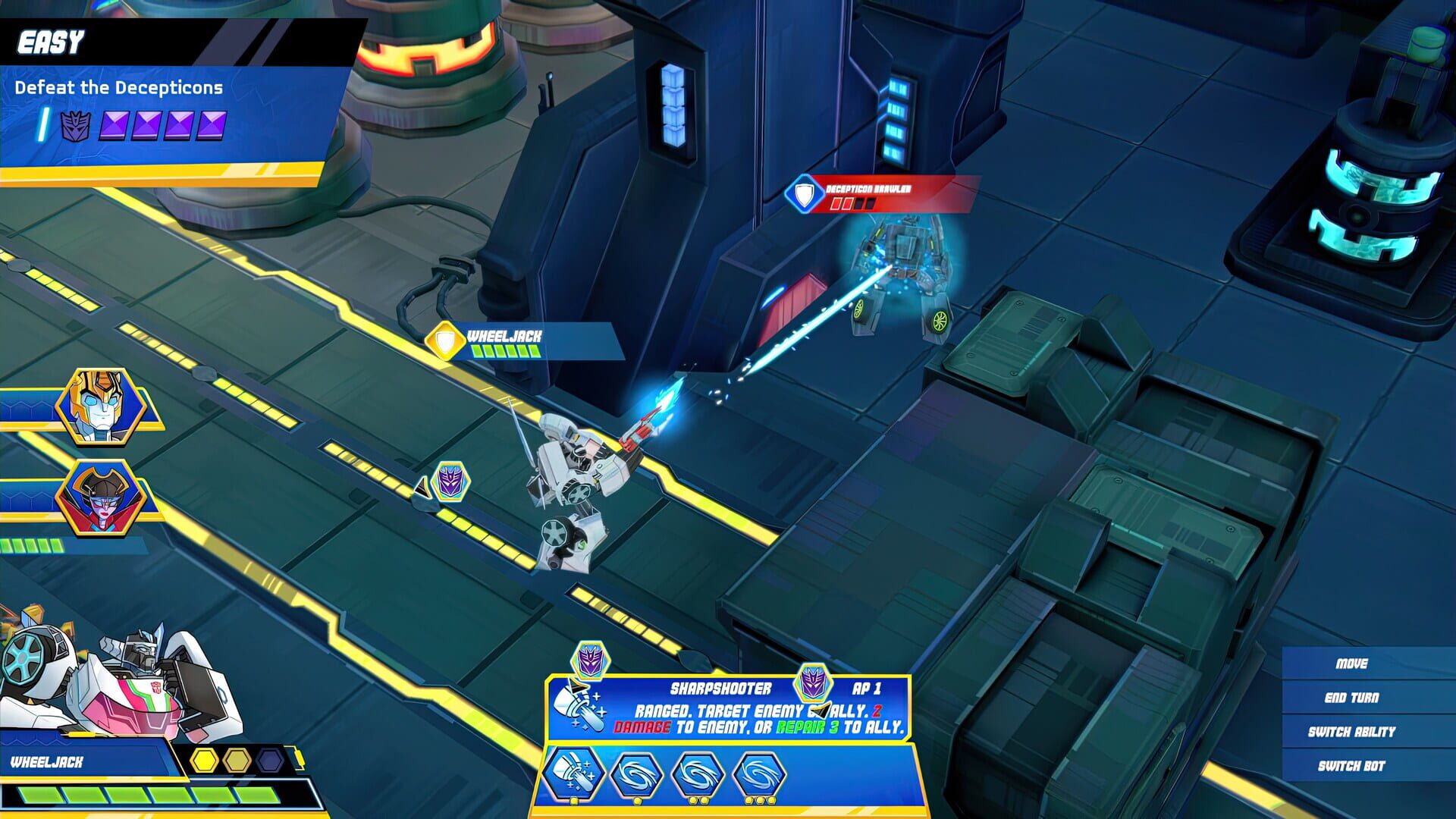 Screenshot for Transformers: Battlegrounds - Shattered Spacebridge