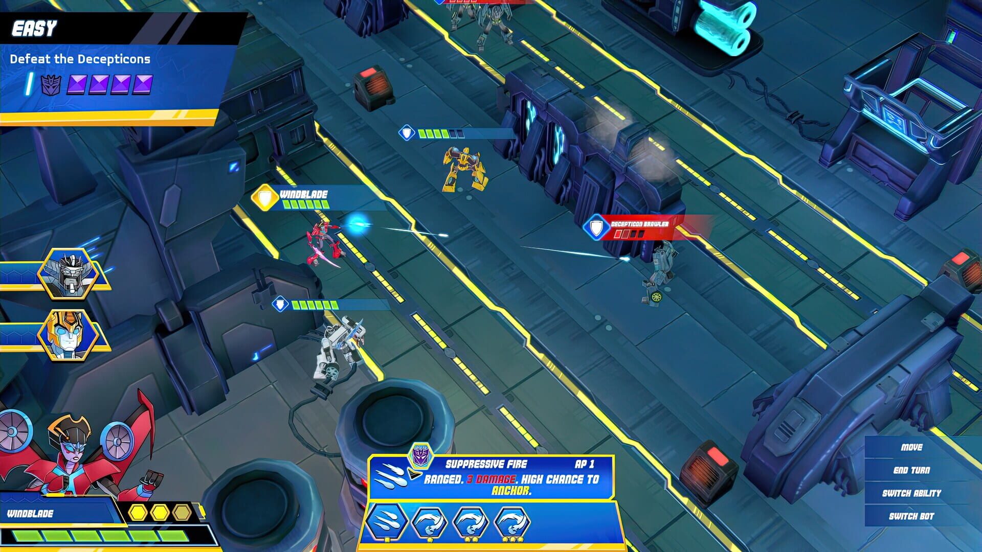 Screenshot for Transformers: Battlegrounds - Shattered Spacebridge