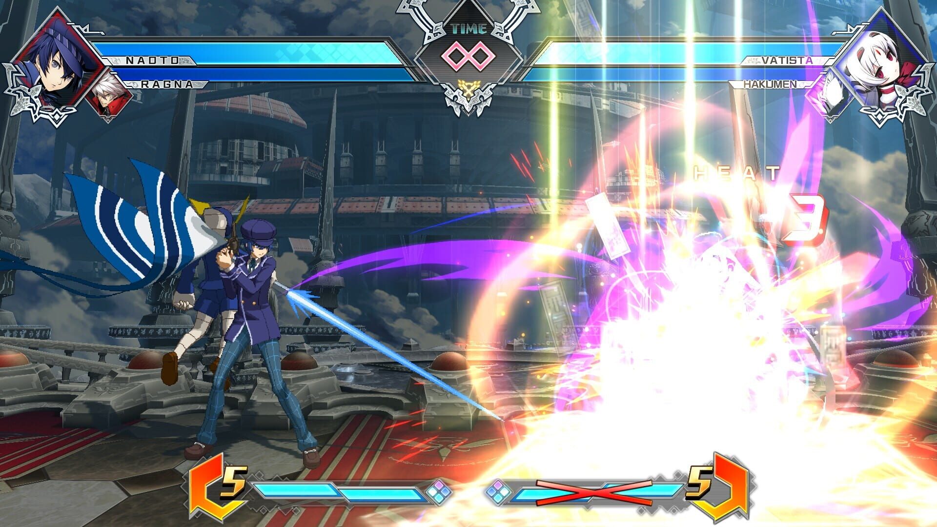 Screenshot for BlazBlue: Cross Tag Battle - Character Pack Vol. 3: Hakumen/NaotoShirogane/Vatista