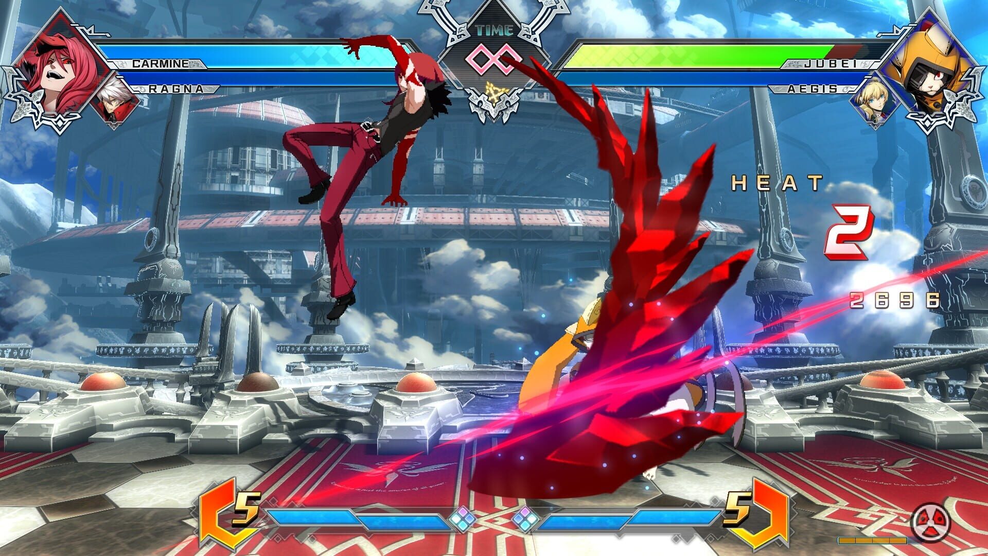 Screenshot for BlazBlue: Cross Tag Battle - Character Pack Vol. 2: Jubei/Aegis/Carmine
