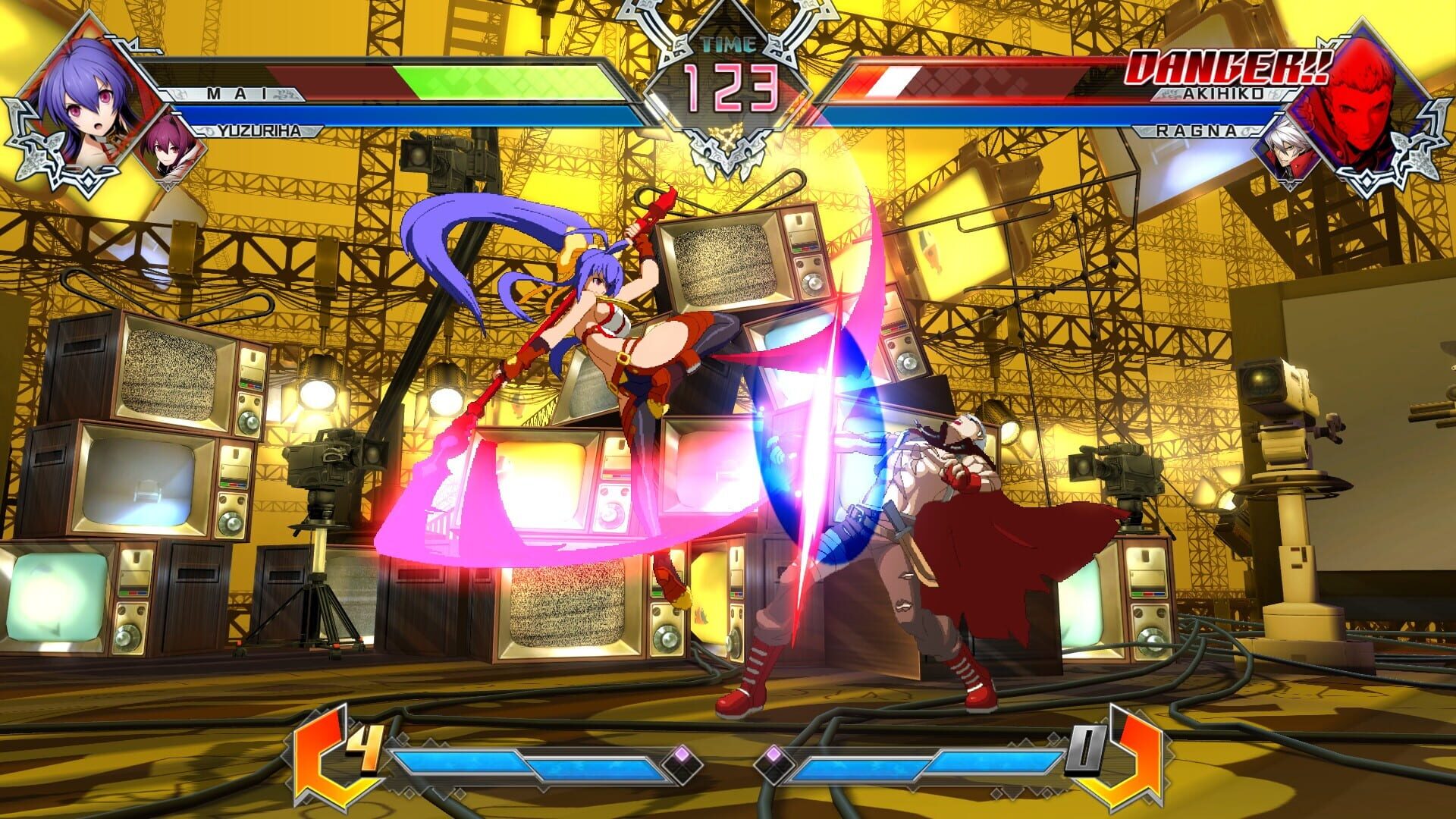 Screenshot for BlazBlue: Cross Tag Battle - Character Pack Vol. 5: Mai/Akihiko/Yuzuriha