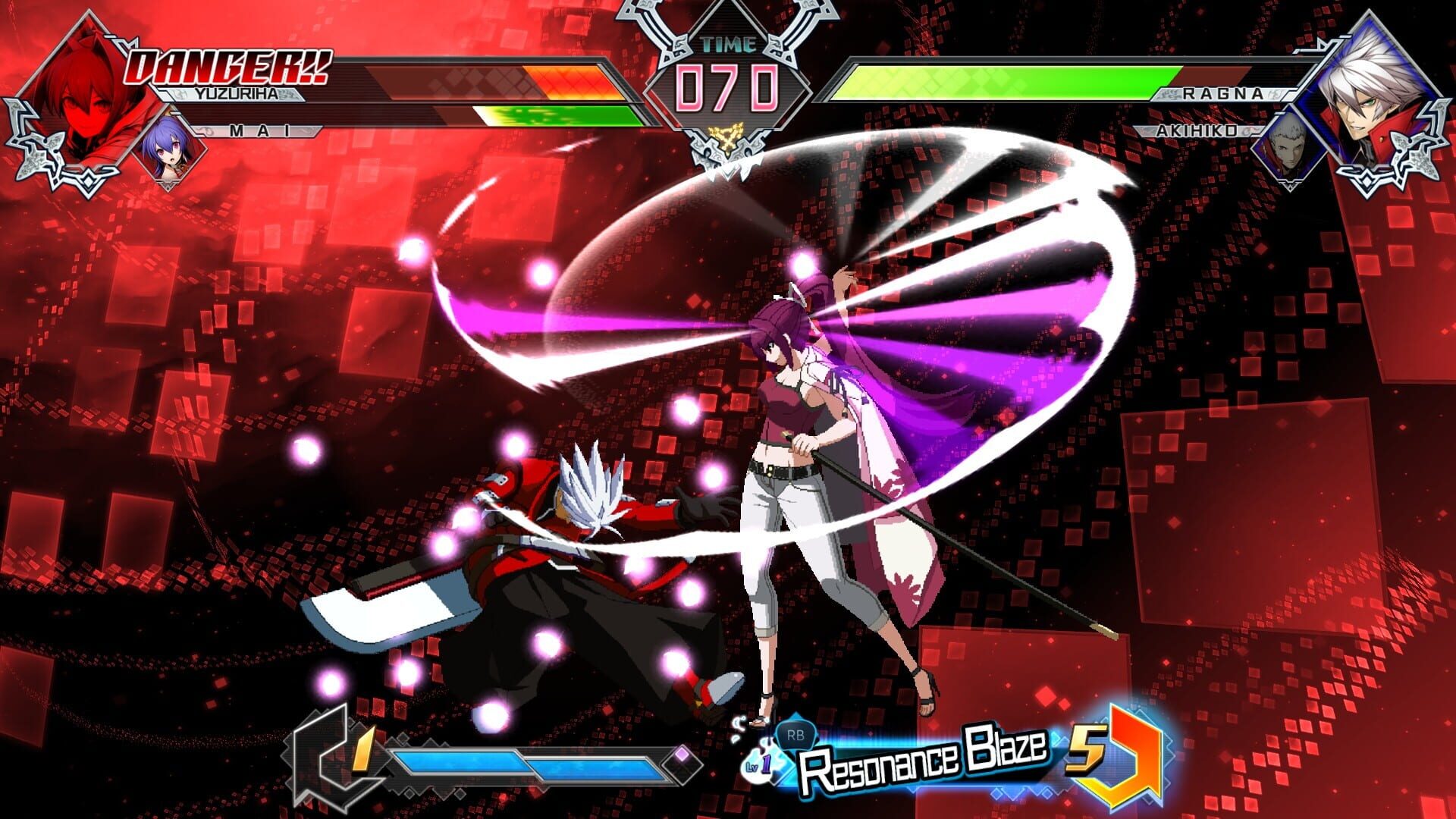 Screenshot for BlazBlue: Cross Tag Battle - Character Pack Vol. 5: Mai/Akihiko/Yuzuriha
