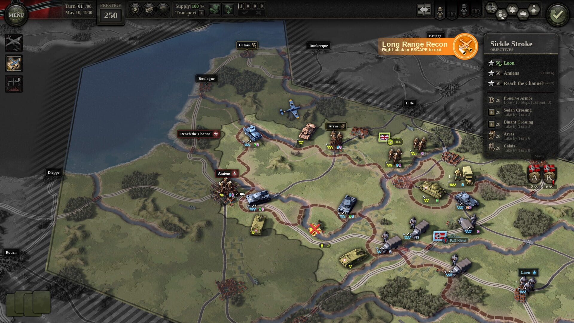 Screenshot for Unity of Command II: Blitzkrieg