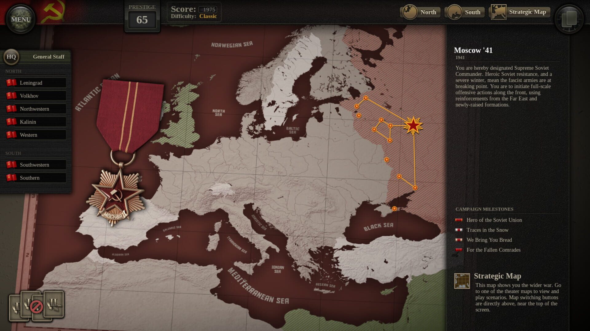 Screenshot for Unity of Command II: Moscow 41