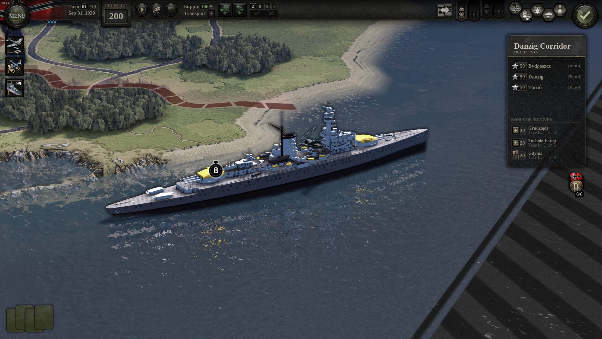 Screenshot for Unity of Command II: Blitzkrieg
