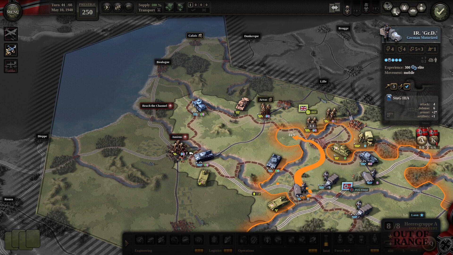 Screenshot for Unity of Command II: Blitzkrieg
