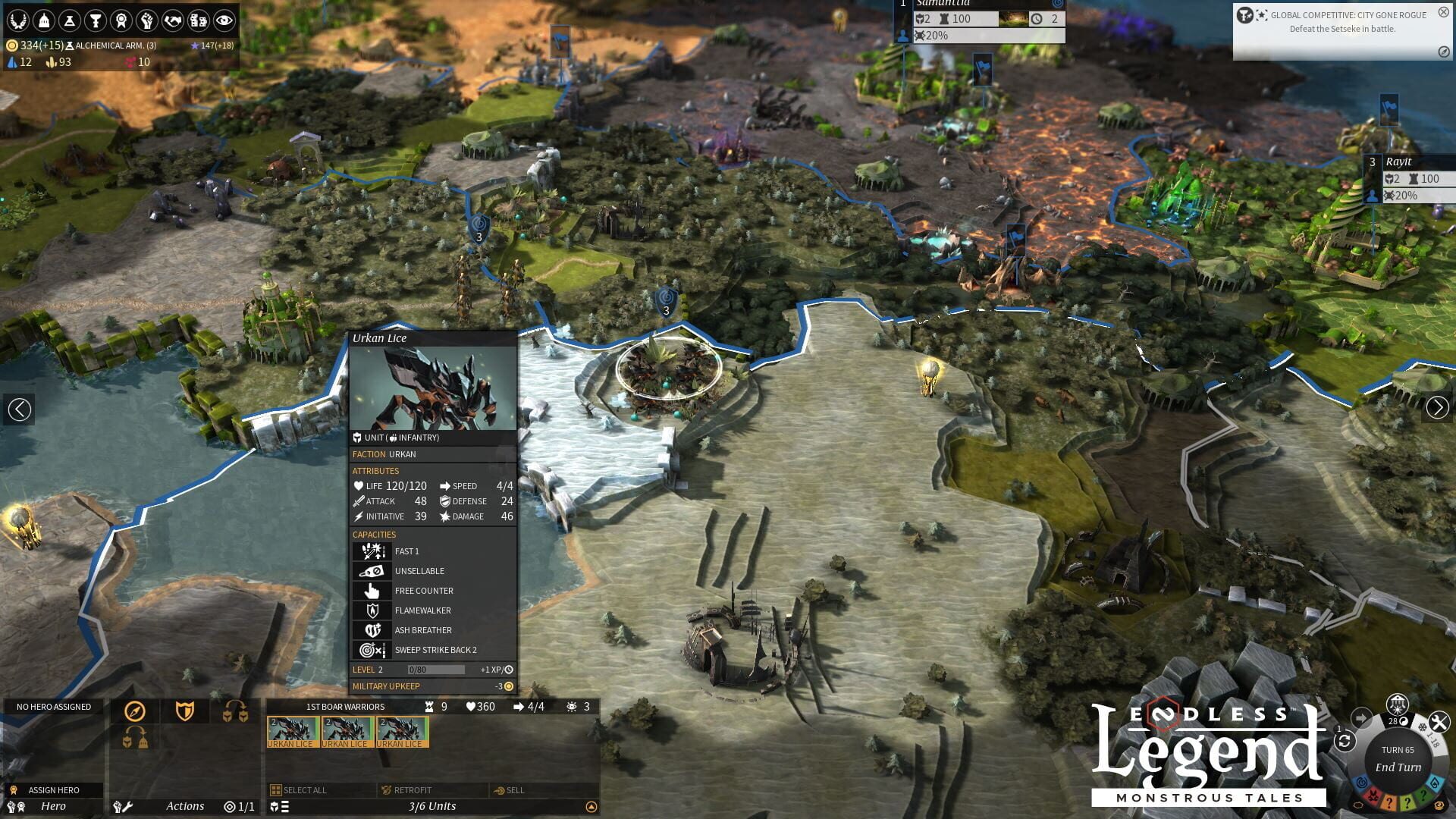 Screenshot for Endless Legend: Monstrous Tales