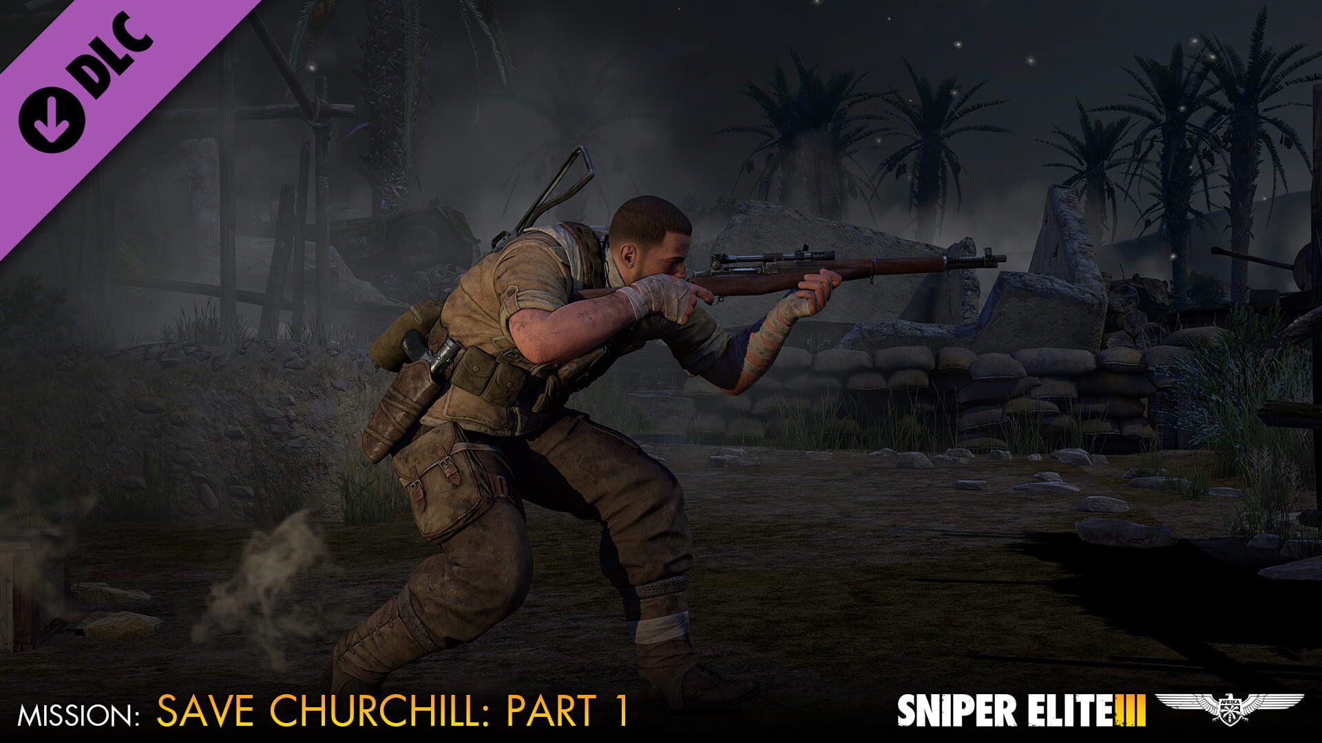 Screenshot for Sniper Elite III: Save Churchill Part 1 - In Shadows