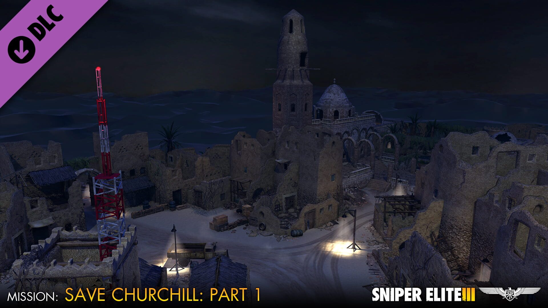 Screenshot for Sniper Elite III: Save Churchill Part 1 - In Shadows