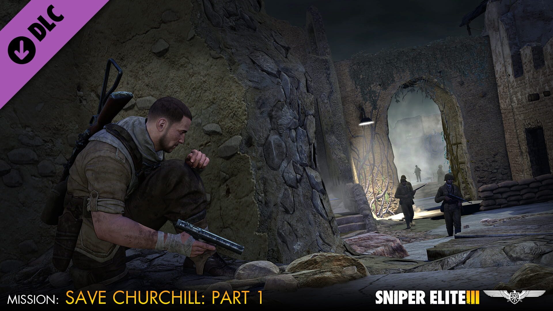 Screenshot for Sniper Elite III: Save Churchill Part 1 - In Shadows