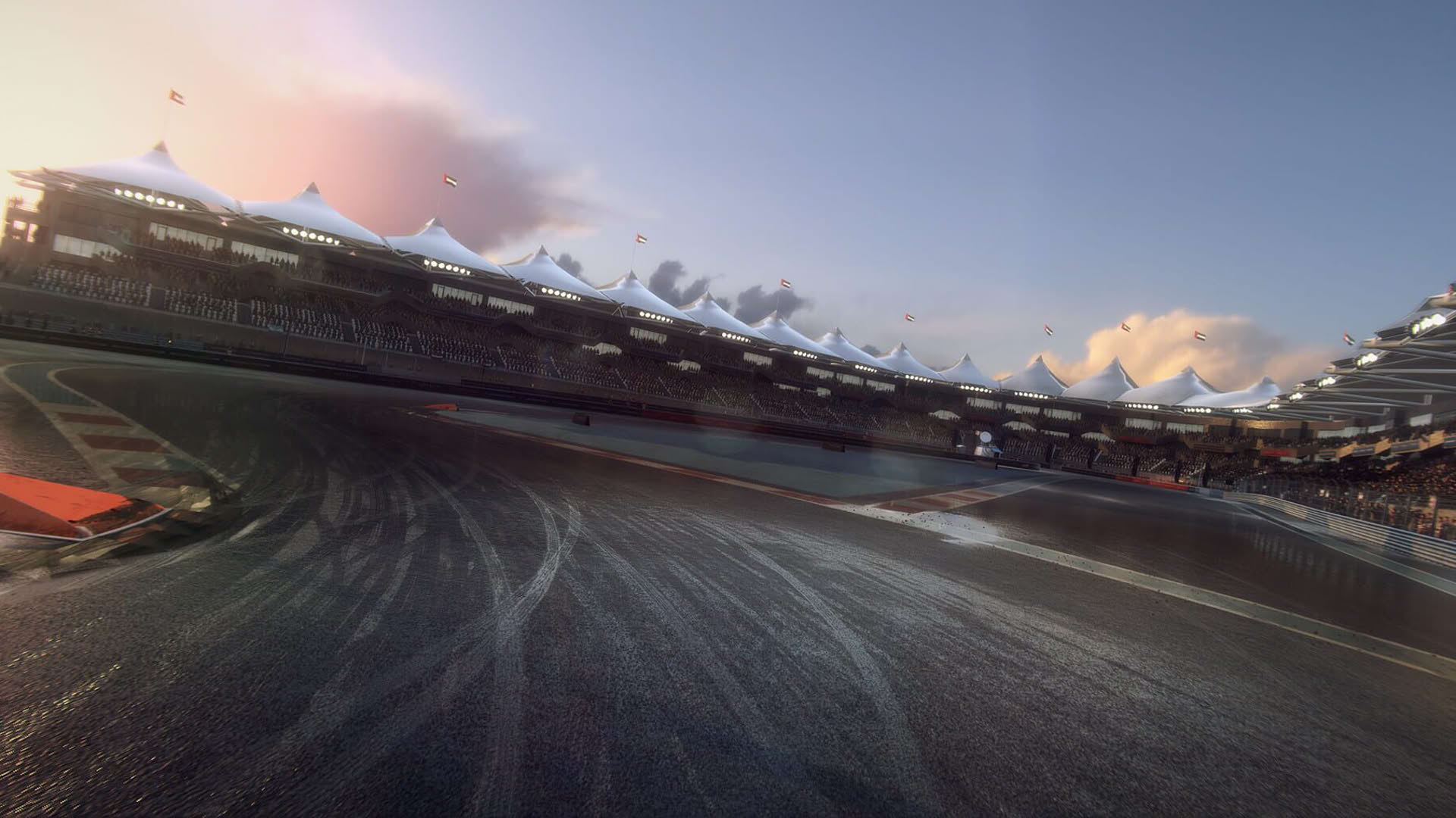 Screenshot for DiRT Rally 2.0: Yas Marina Circuit, Abu Dhabi (Rallycross Track)
