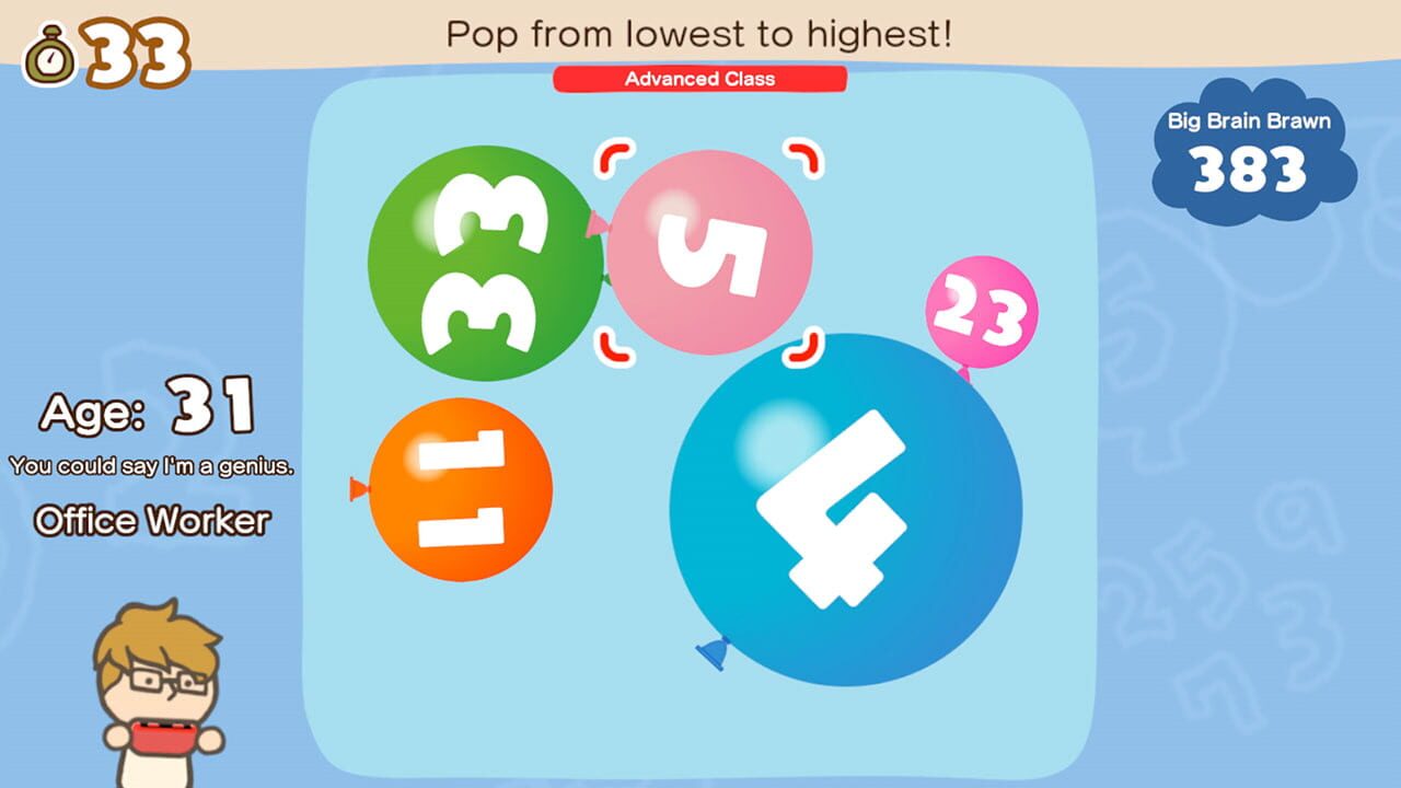 Screenshot for Big Brain Academy: Brain vs. Brain