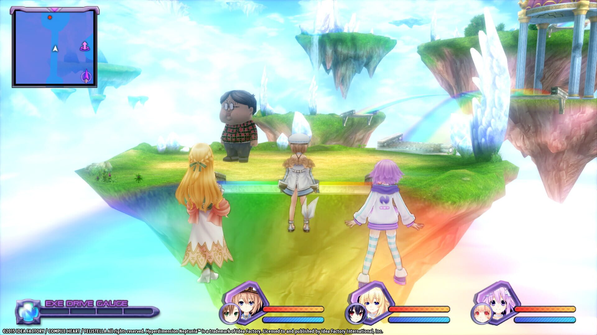 Screenshot for Hyperdimension Neptunia Re;Birth1: Giant Island Dungeon