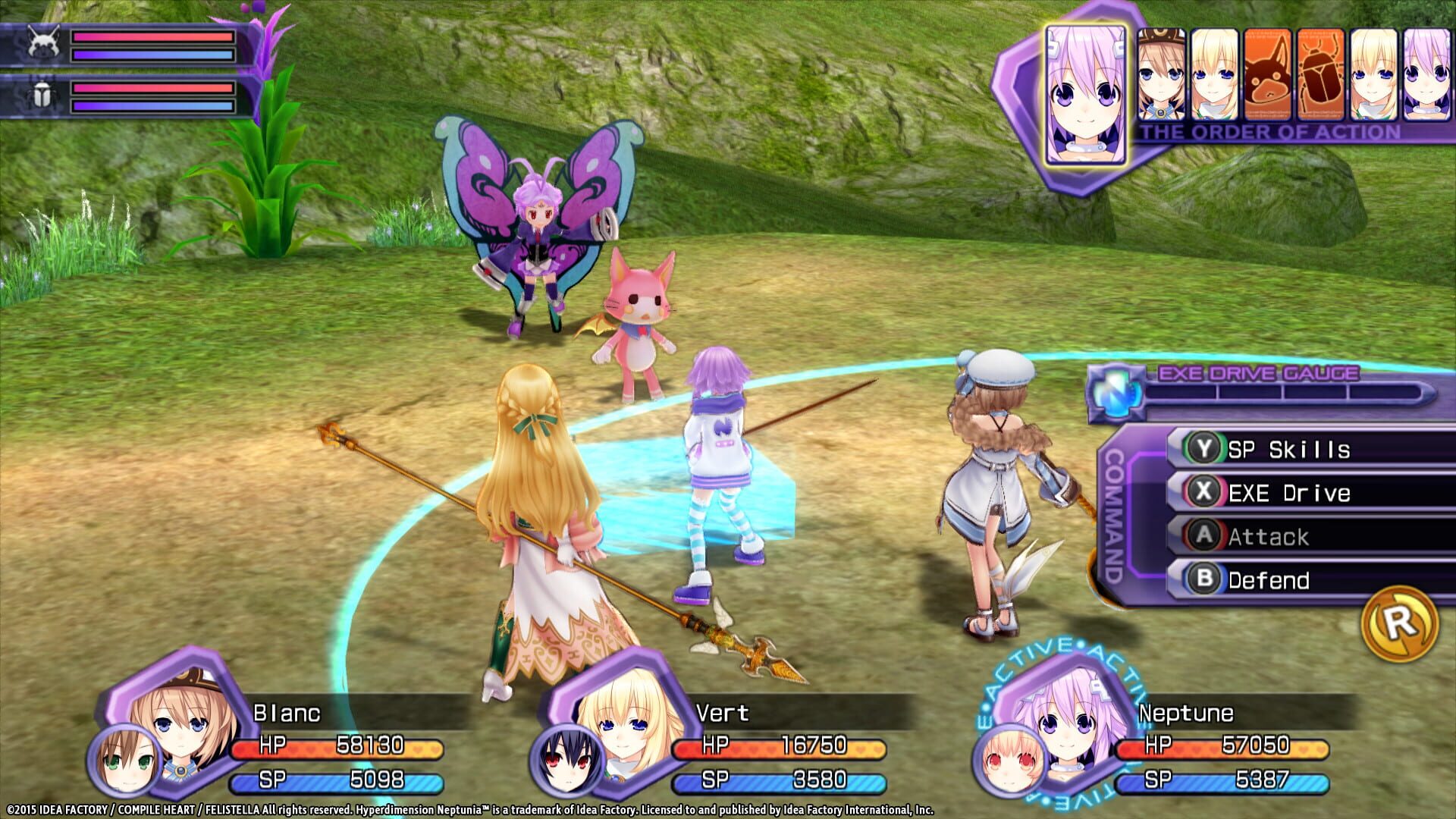 Screenshot for Hyperdimension Neptunia Re;Birth1: Lily-ad Dungeon