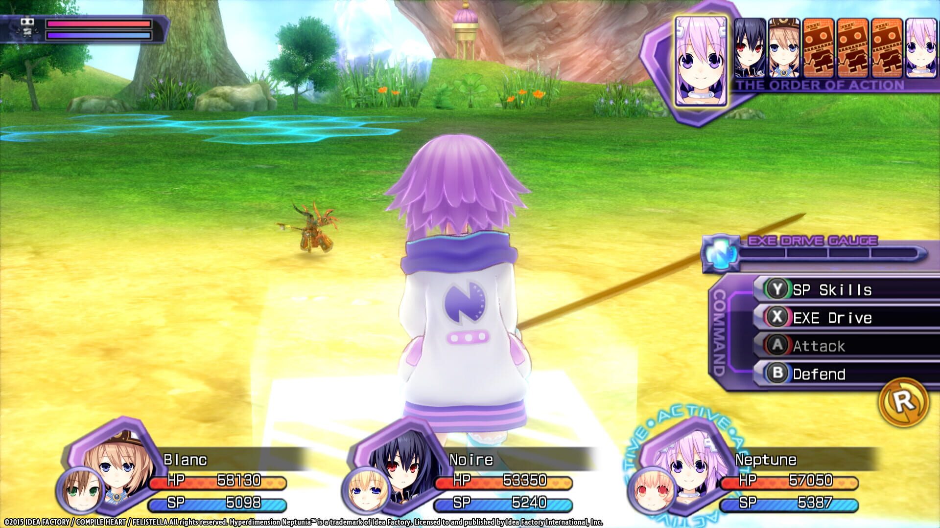 Screenshot for Hyperdimension Neptunia Re;Birth1: Mini Island