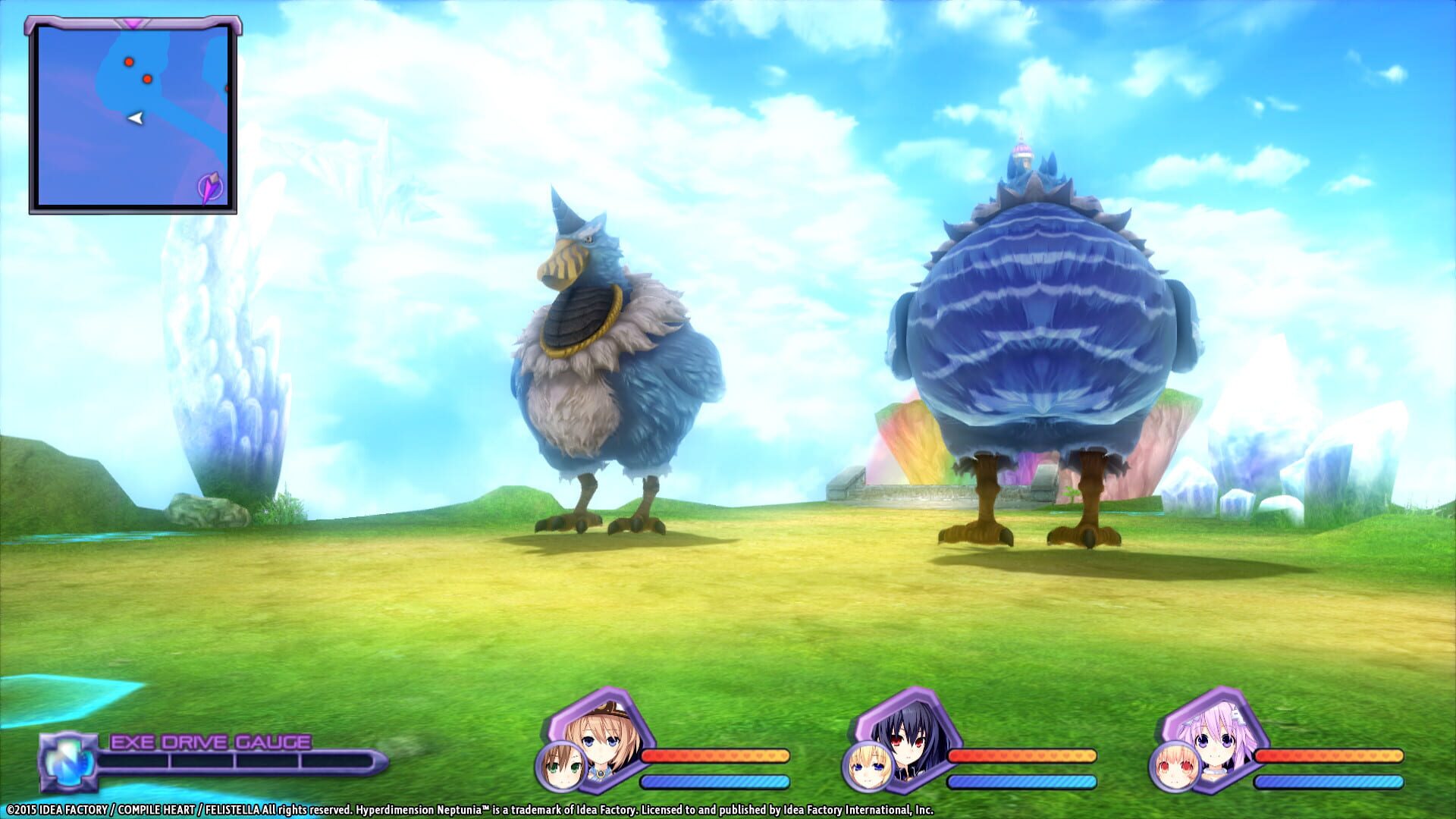 Screenshot for Hyperdimension Neptunia Re;Birth1: Giant Island Dungeon