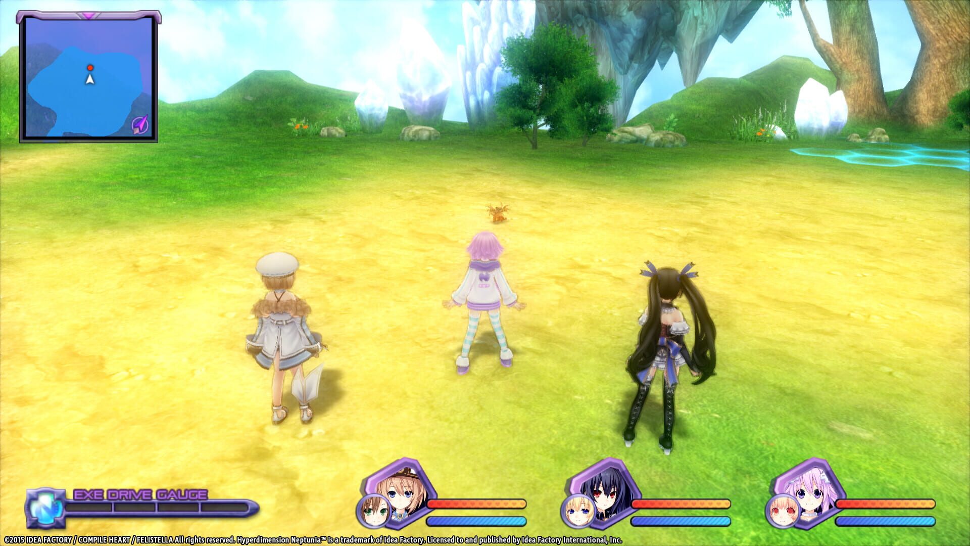 Screenshot for Hyperdimension Neptunia Re;Birth1: Mini Island