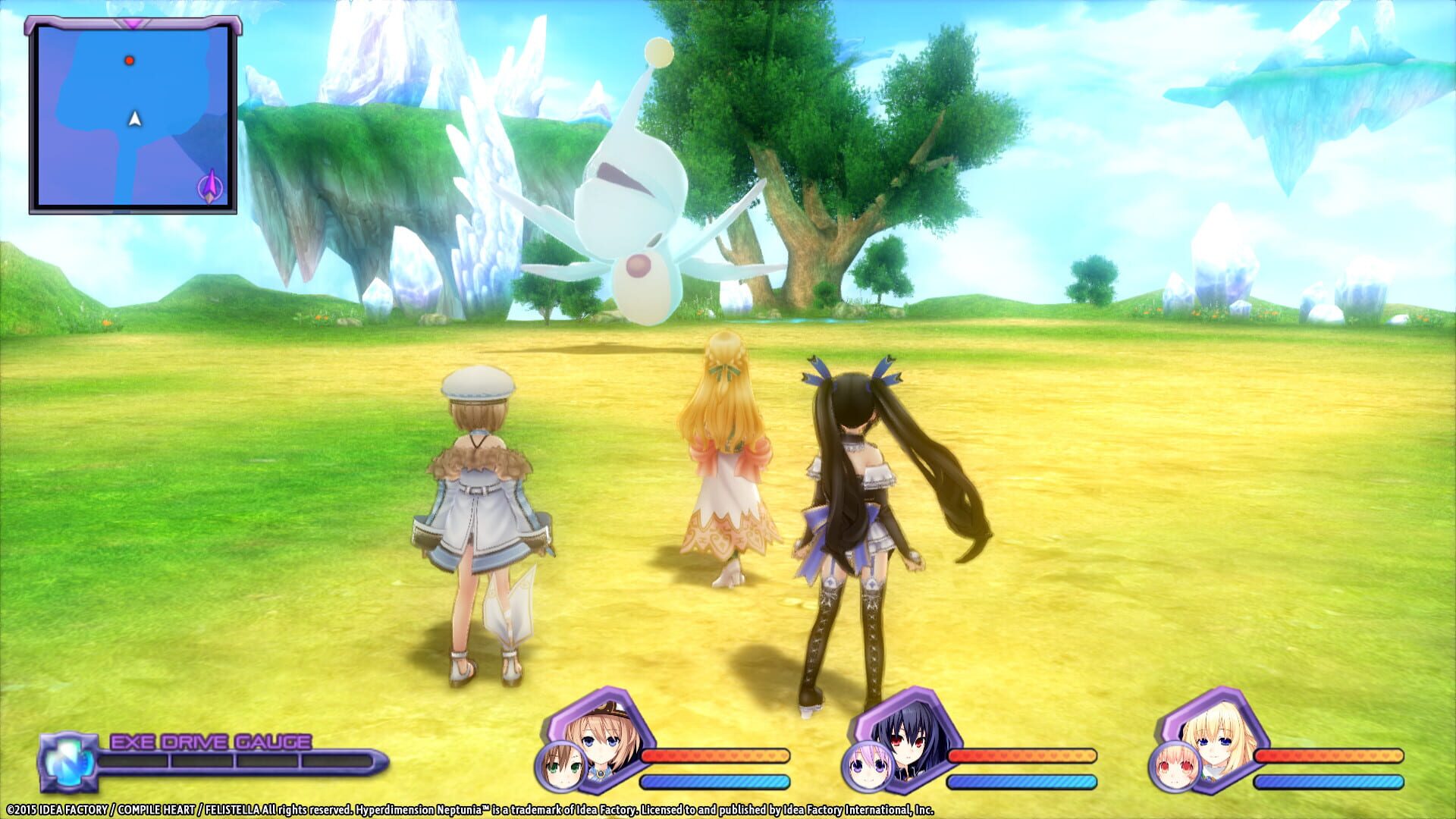 Screenshot for Hyperdimension Neptunia Re;Birth1: Giant Island Dungeon
