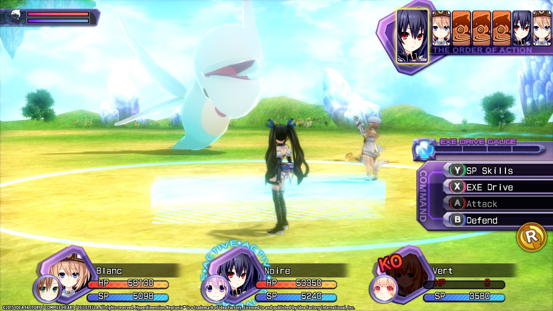 Screenshot for Hyperdimension Neptunia Re;Birth1: Giant Island Dungeon