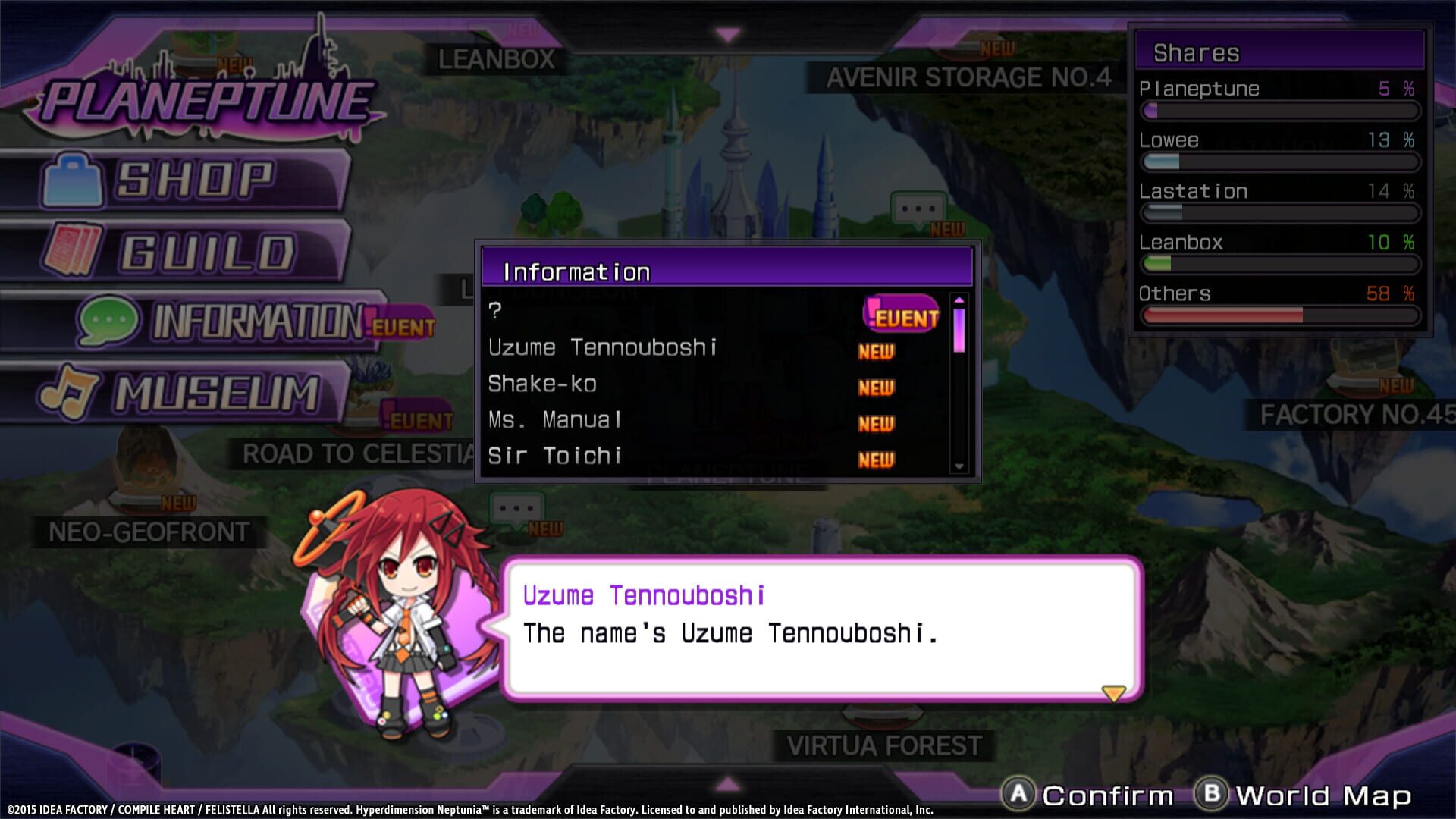 Screenshot for Hyperdimension Neptunia Re;Birth1: Uzume Battle Entry