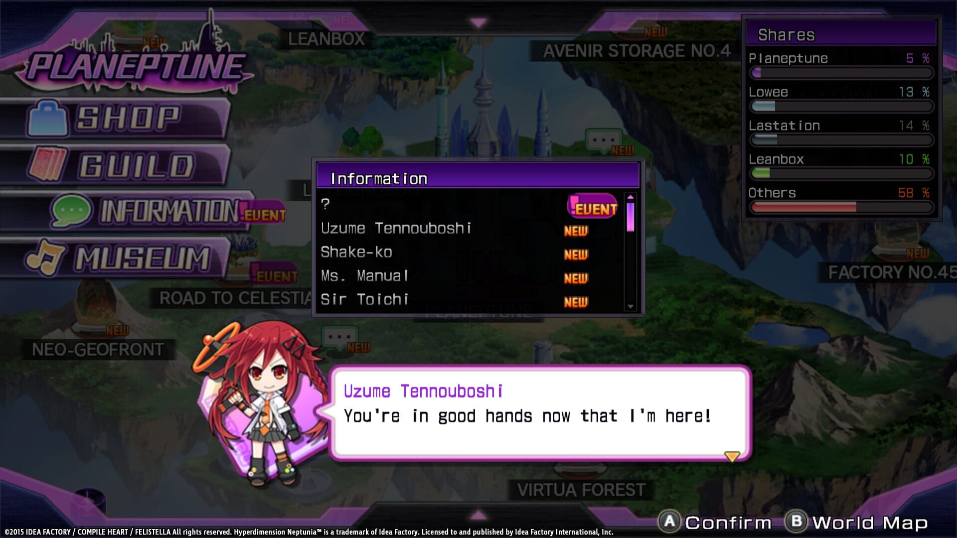 Screenshot for Hyperdimension Neptunia Re;Birth1: Uzume Battle Entry