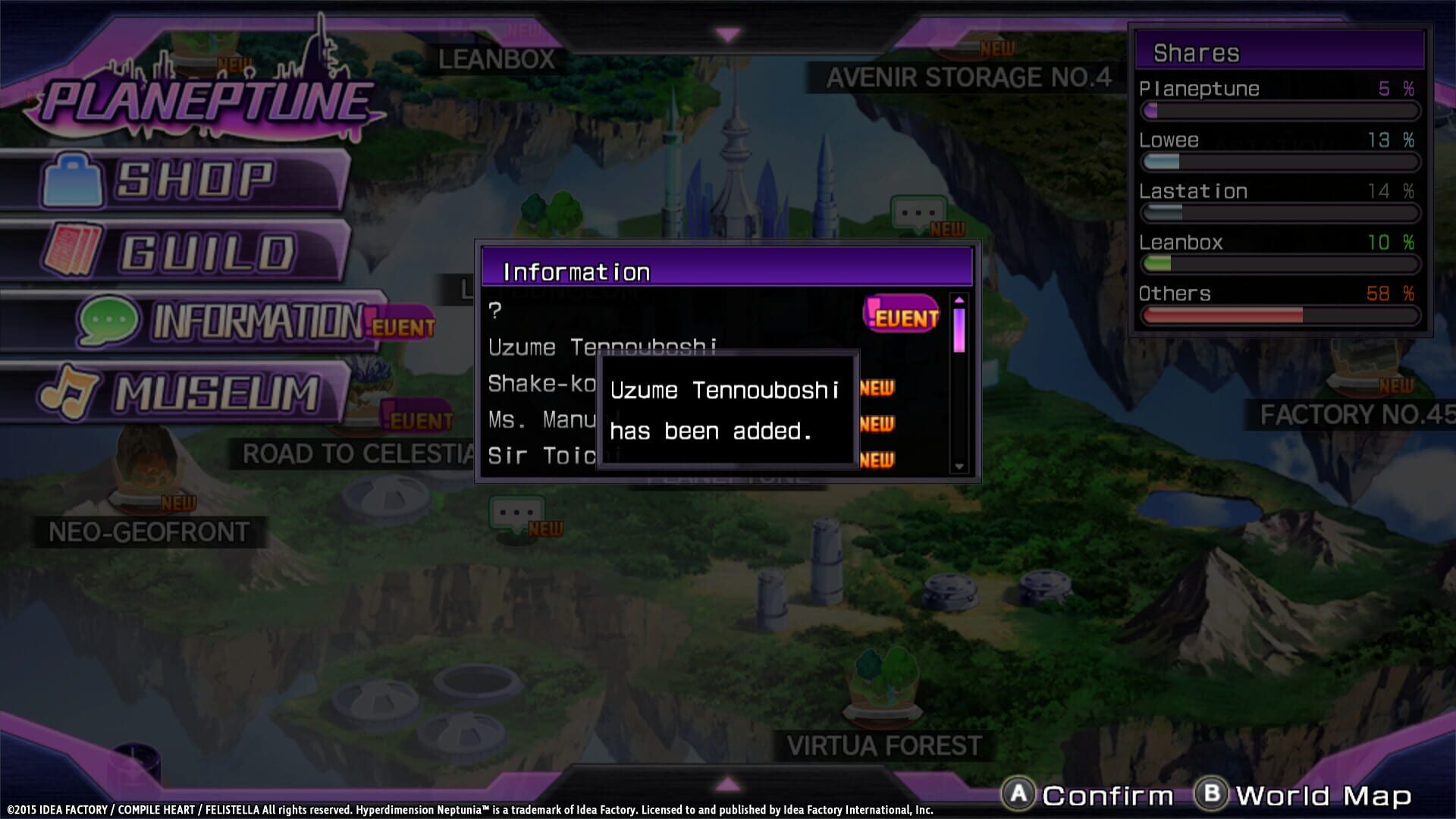 Screenshot for Hyperdimension Neptunia Re;Birth1: Uzume Battle Entry