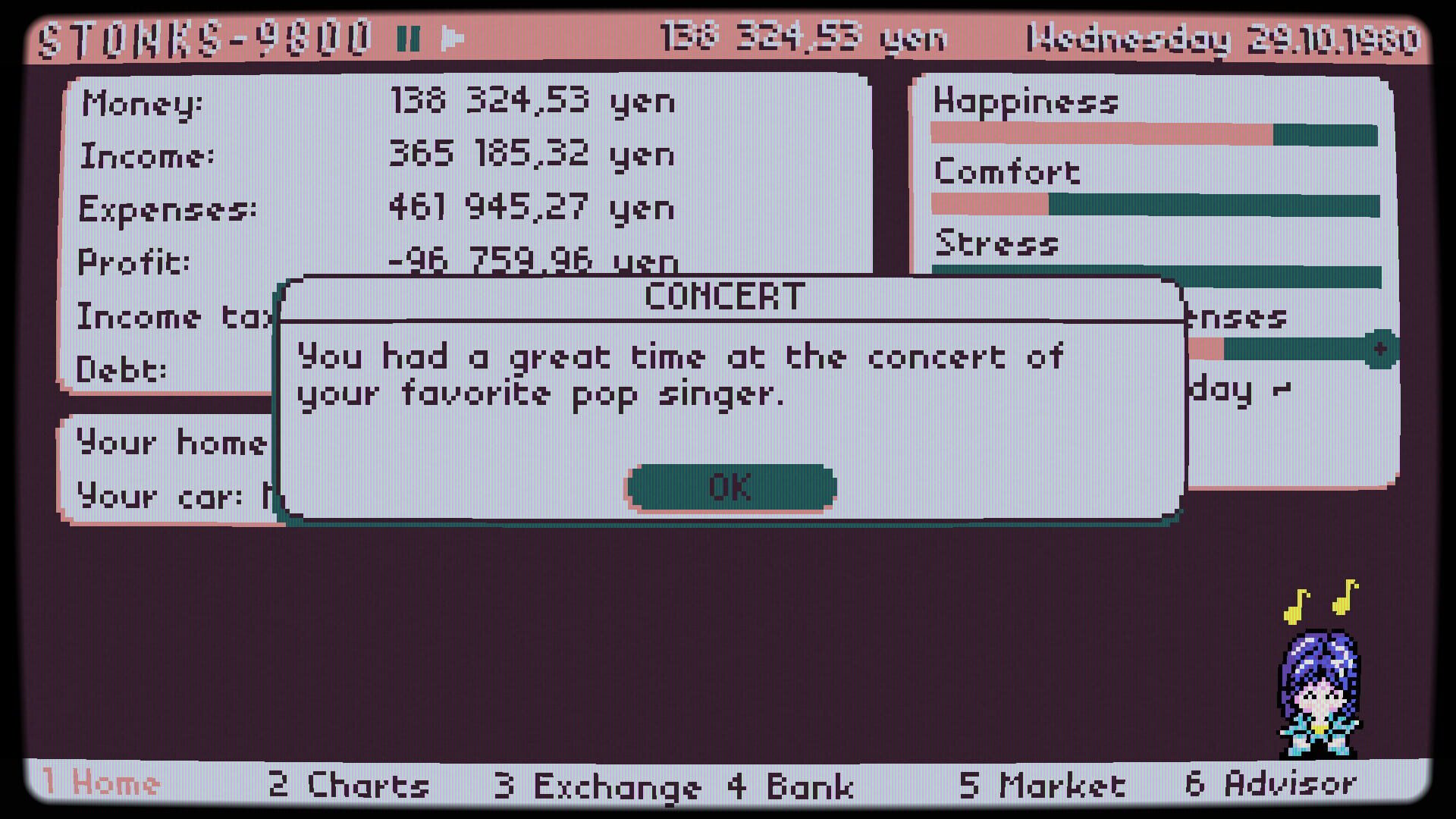 Screenshot for Stonks-9800: Stock Market Simulator