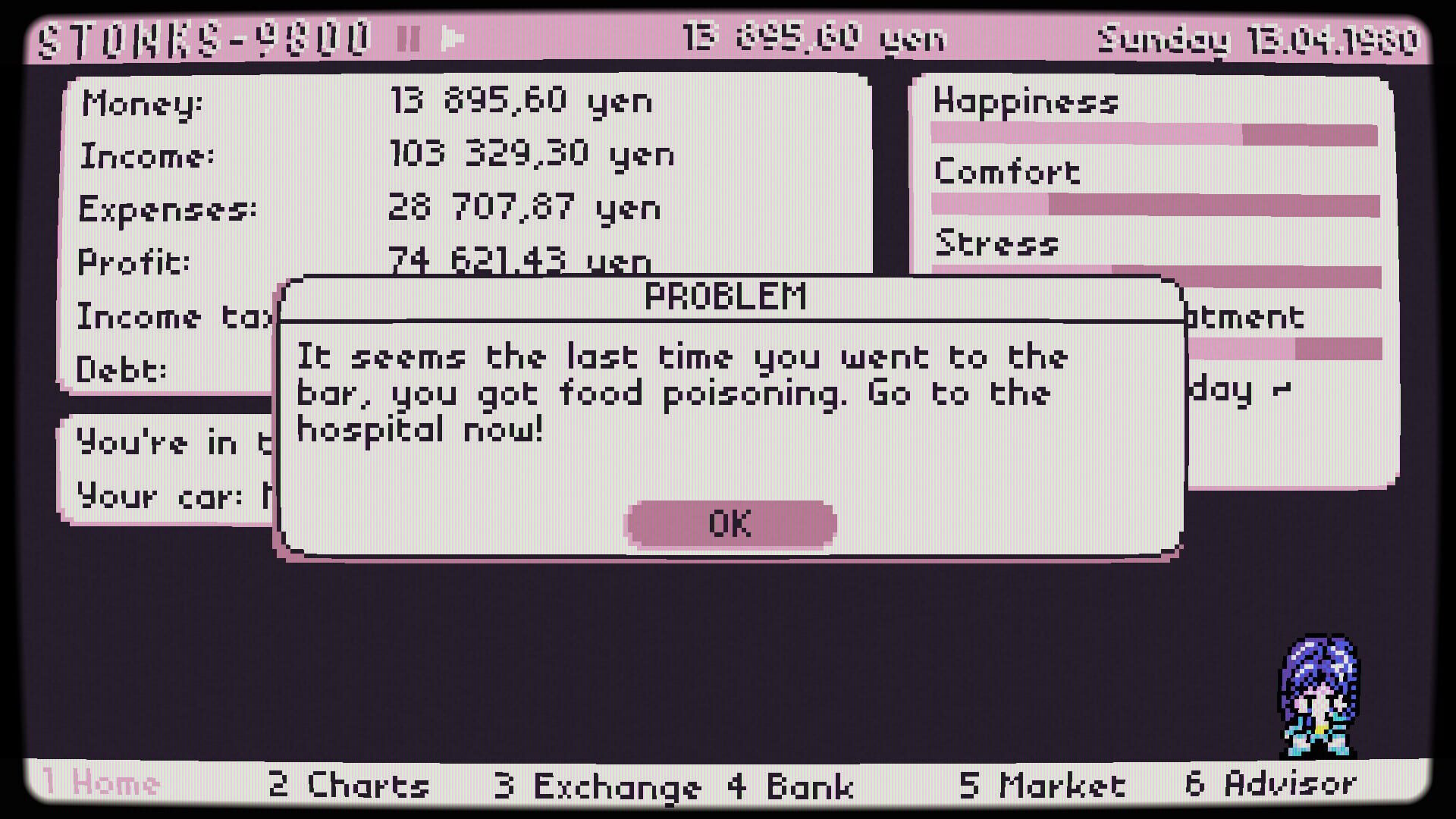 Screenshot for Stonks-9800: Stock Market Simulator