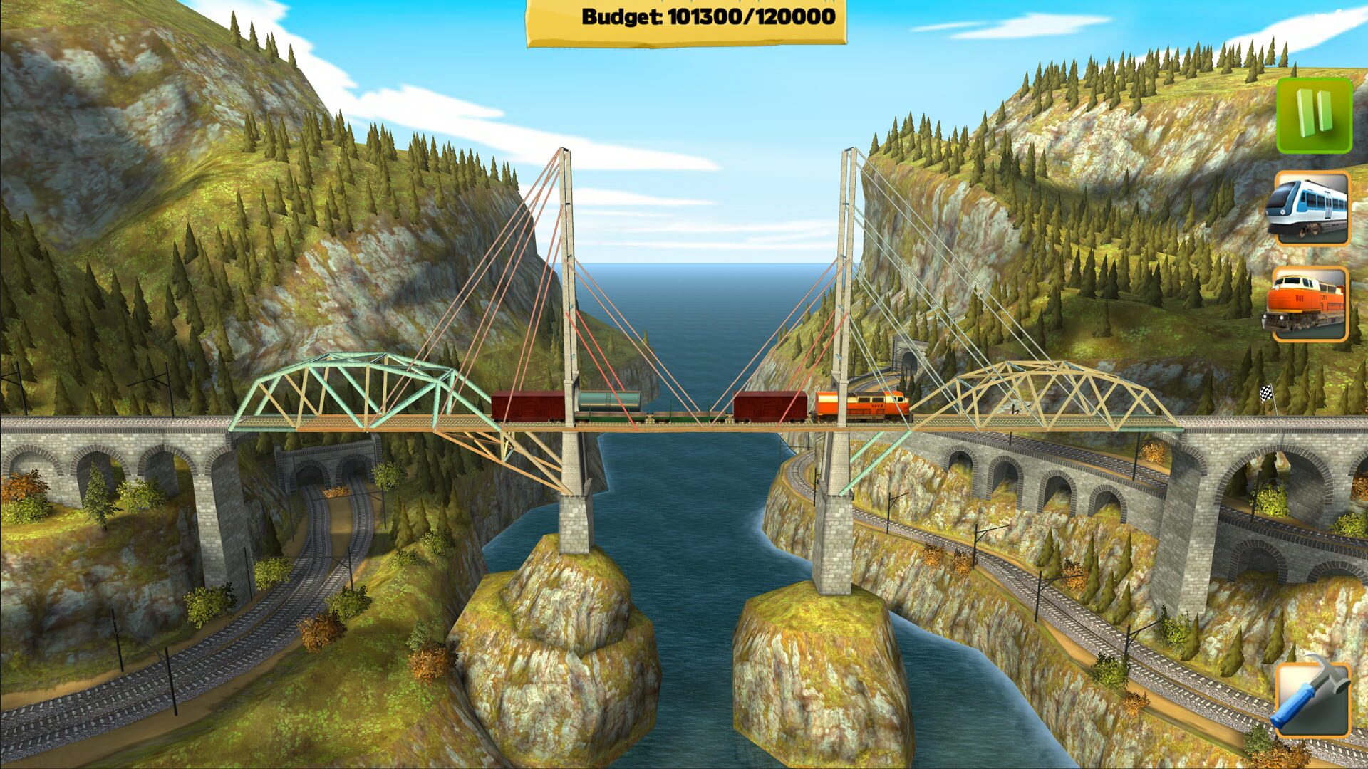Screenshot for Bridge Constructor Trains: Expansion Pack
