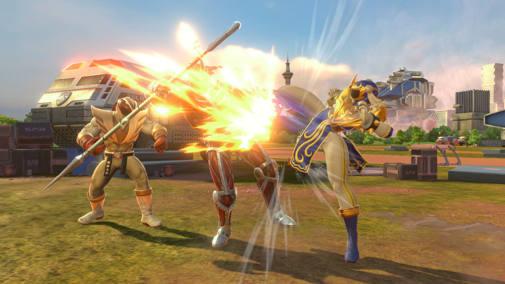 Screenshot for Power Rangers: Battle for the Grid - Ryu Crimson Hawk Ranger