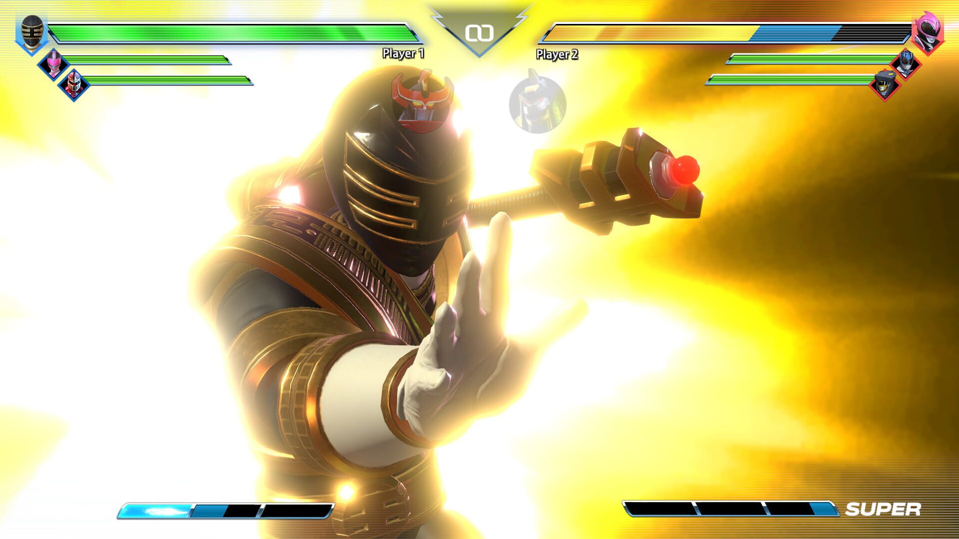 Screenshot for Power Rangers: Battle for the Grid - Trey of Triforia: Gold Zeo Ranger