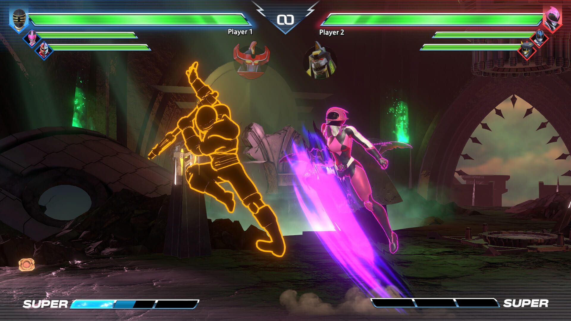 Screenshot for Power Rangers: Battle for the Grid - Trey of Triforia: Gold Zeo Ranger