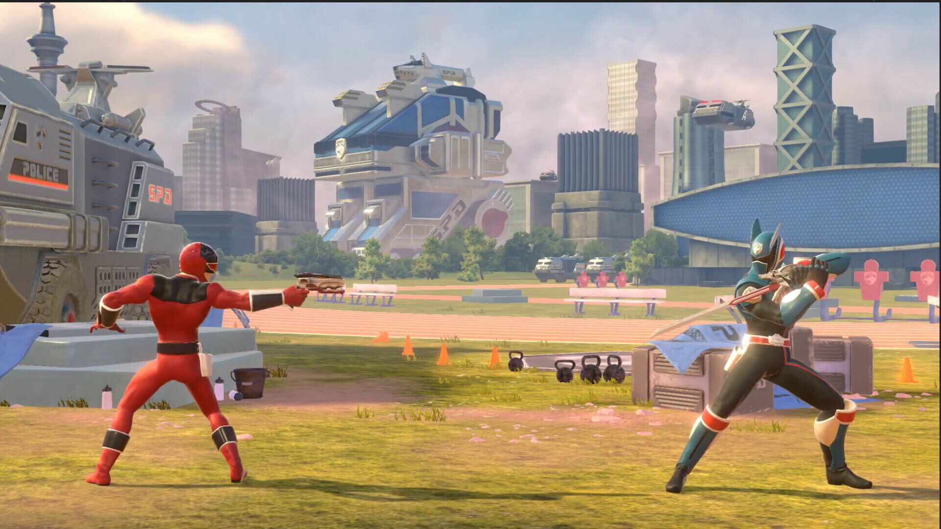 Screenshot for Power Rangers: Battle for the Grid - Eric Myers Time Force Quantum Ranger