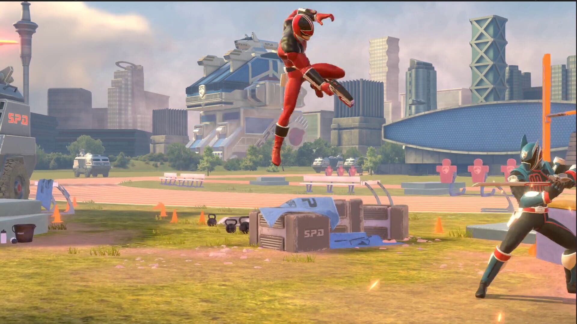 Screenshot for Power Rangers: Battle for the Grid - Eric Myers Time Force Quantum Ranger