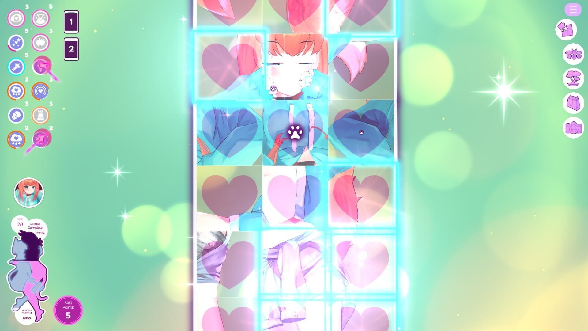 Screenshot for Mosaique Neko Waifus 2