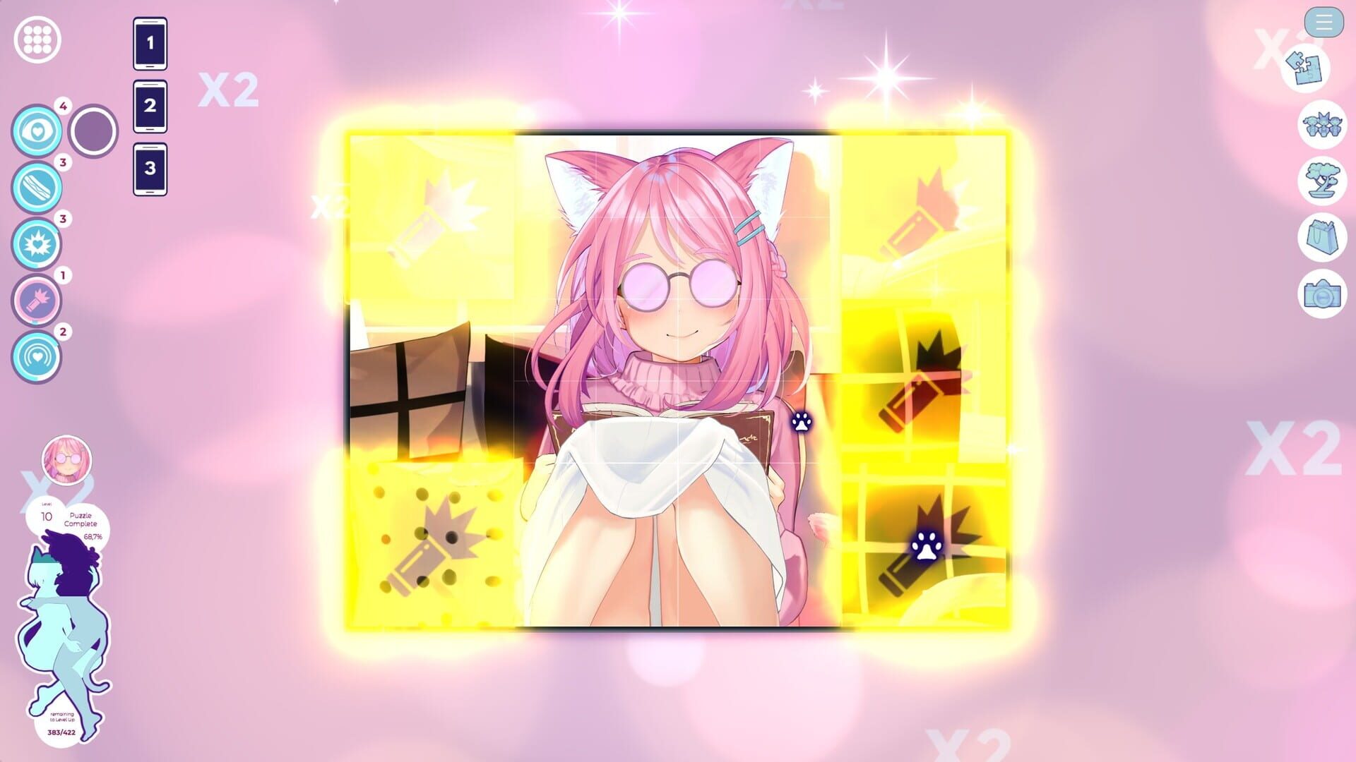 Screenshot for Mosaique Neko Waifus 4