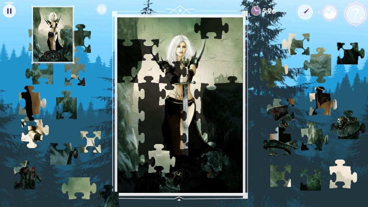 Screenshot for Dark Fantasy 2: Jigsaw Puzzle