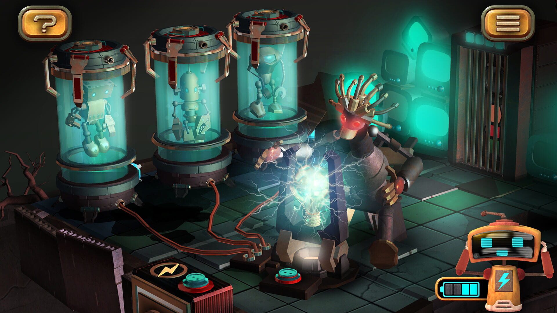 Screenshot for Tiny Robots Recharged