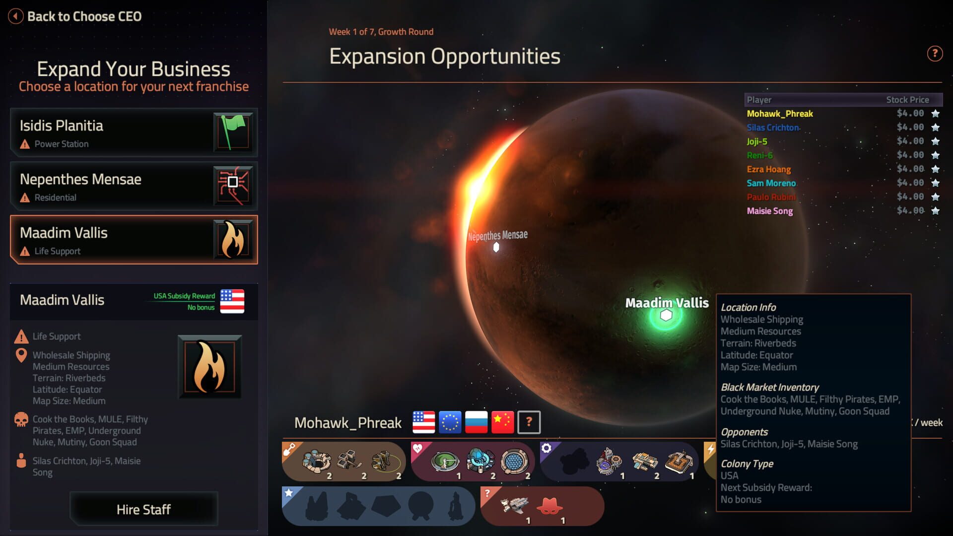 Screenshot for Offworld Trading Company: Market Corrections