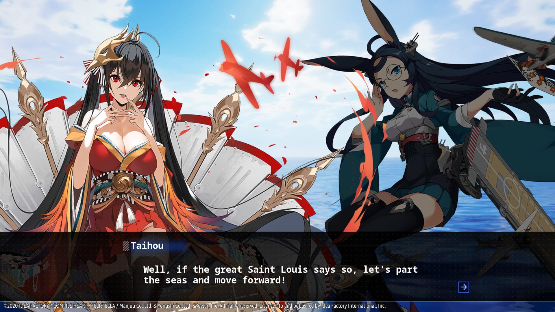 Screenshot for Azur Lane: Crosswave - Taihou
