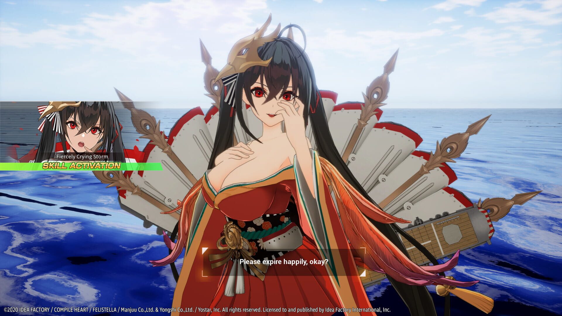 Screenshot for Azur Lane: Crosswave - Taihou